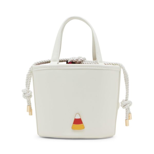 Ghost Girl White Bucket Handbag