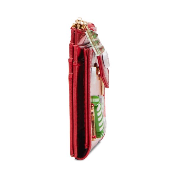 Red Holiday Candy Bifold Wallet