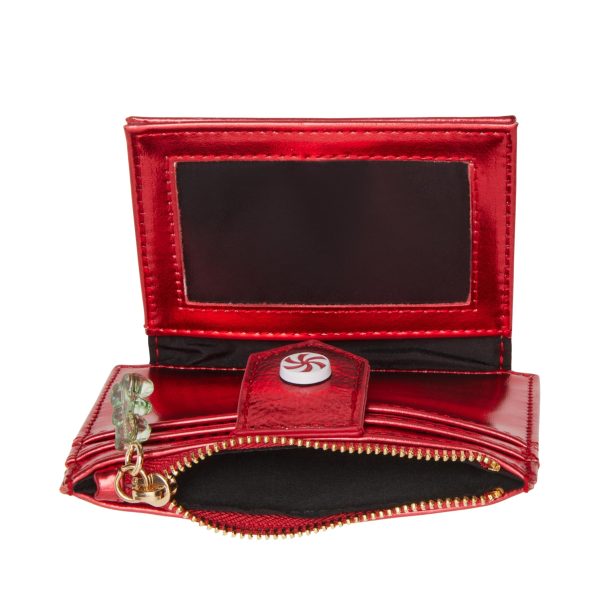 Red Holiday Candy Bifold Wallet