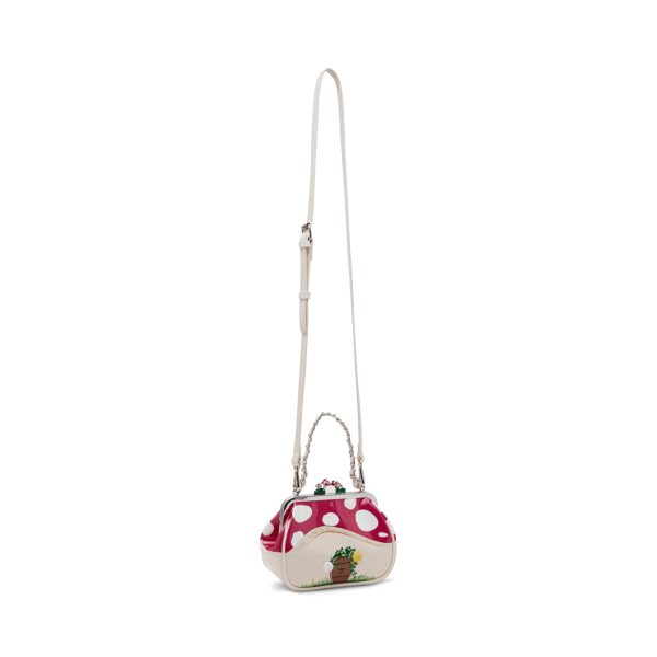 Vintage Mushroom Kiss Shopping Tote Bag