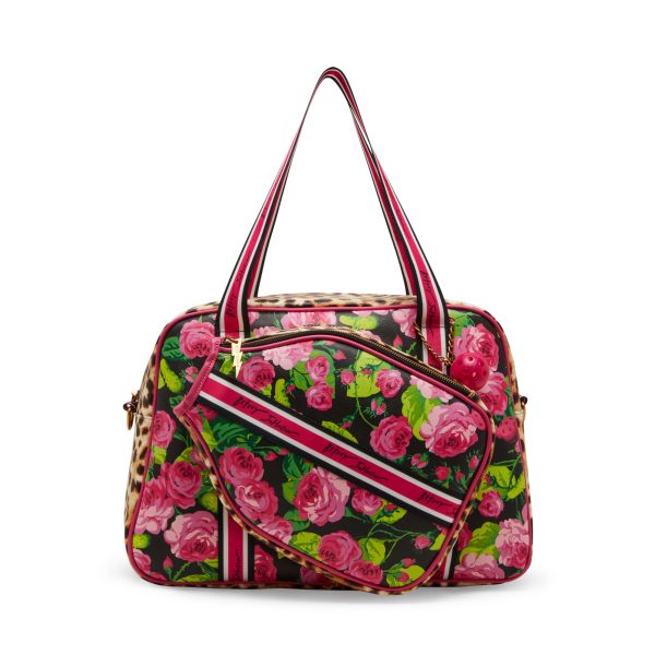 Vintage Rose Print Theme Shoulder Bag
