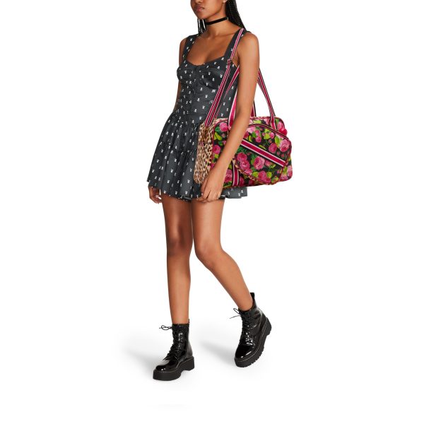 Vintage Rose Print Theme Shoulder Bag