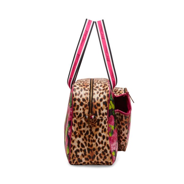 Vintage Rose Print Theme Shoulder Bag